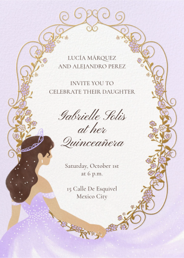 Sparkling Princess - Invitation by Paperless Post