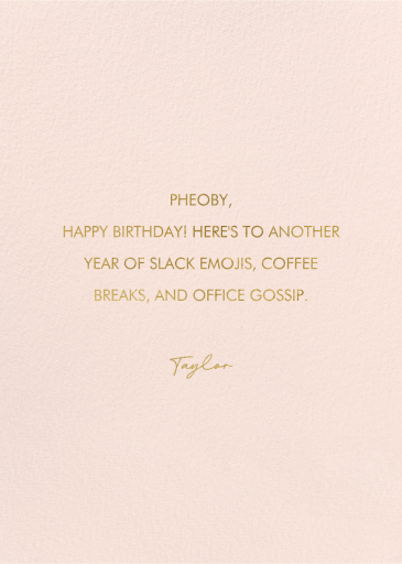 Be Frivolous - Business Greeting Card by 2021 Co. - Back