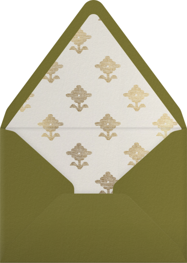 Block Print Border - Schumacher Envelope