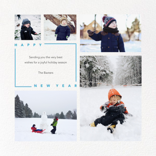 Minimalist - New Year's Card by Paperless Post