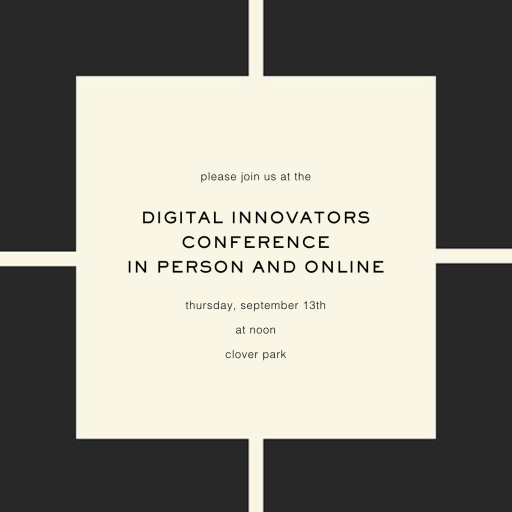 Deco - Conference Invitation by Paperless Post