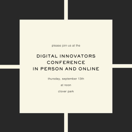 Deco - Conference Invitation by Paperless Post