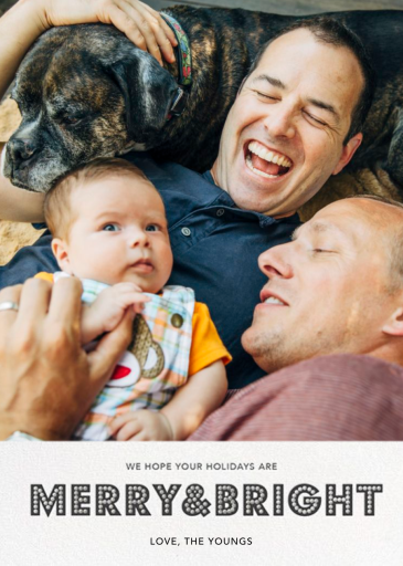 Merry Marquee - Greeting Card by Jonathan Adler