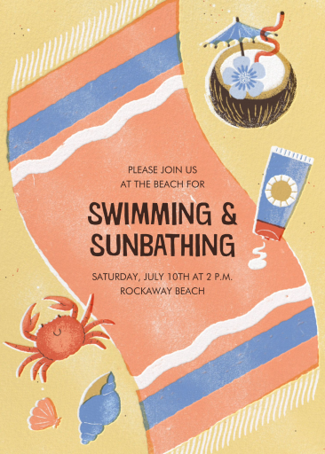 Beachcomber - Summer Party Invitation by Paperless Post
