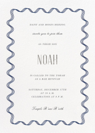 Sound Wave - Bar & Bat Mitzvah Invitation by Paperless Post
