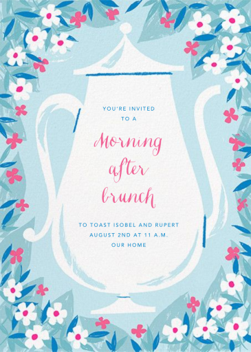 Kettle Petals - Wedding Weekend Invitation by Paperless Post