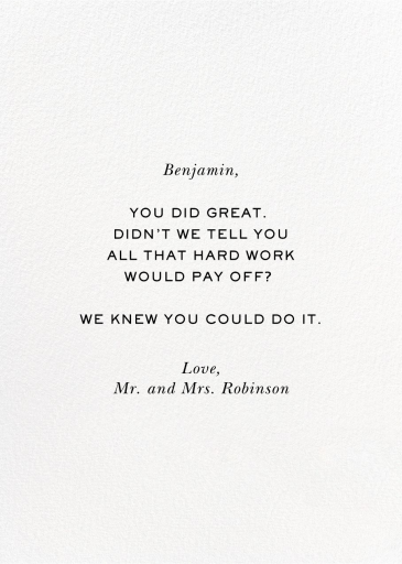 Checkerboard Grad (Greeting) - Graduation Card by Paperless Post - Back