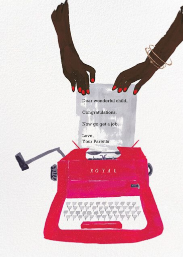 Royal's Advice - Graduation Card by Mr. Boddington's Studio