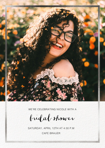 Idylle (Photo) - Bridal Shower Invitation by Paperless Post