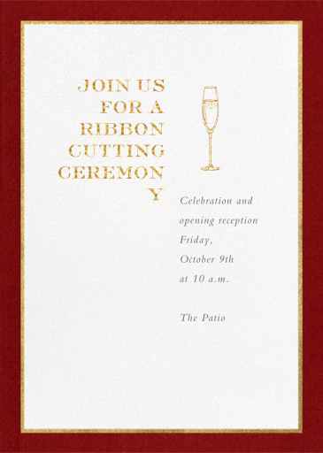 Oro (Tall) by Paperless Post