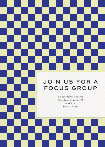 Checked by Paperless Post