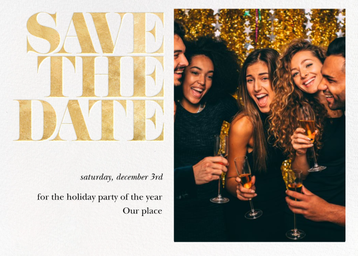 Vintage Book Save the Date (Photo) - Holiday Save the Date by kate spade new york