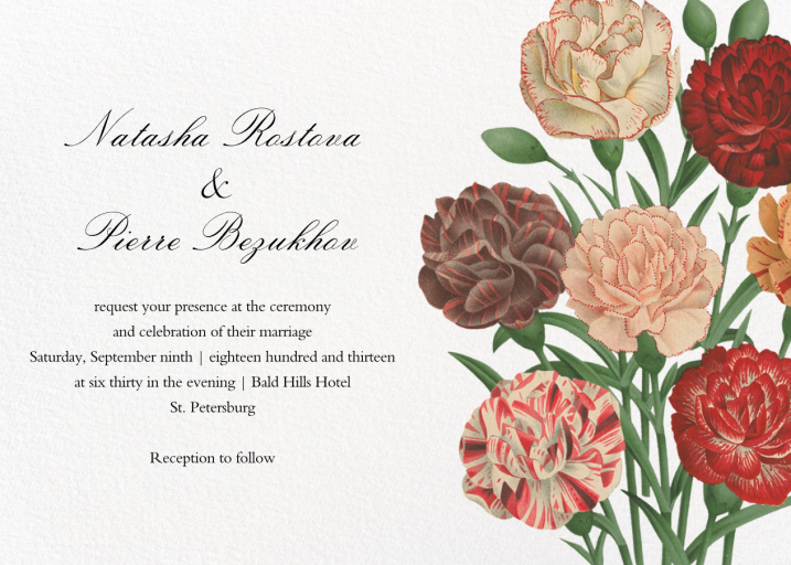 Dianthus - Invitation by John Derian