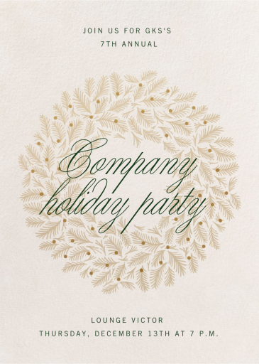 Let It Glow - Holiday Party Invitation by Paperless Post