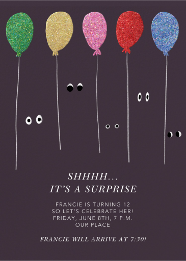 Lights Out - Birthday Invitation by Carolyn Suzuki Studio