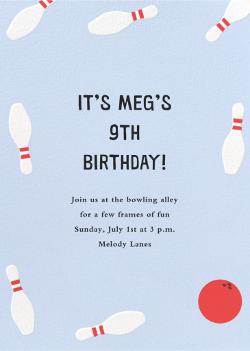 Bowling Pins by Paperless Post