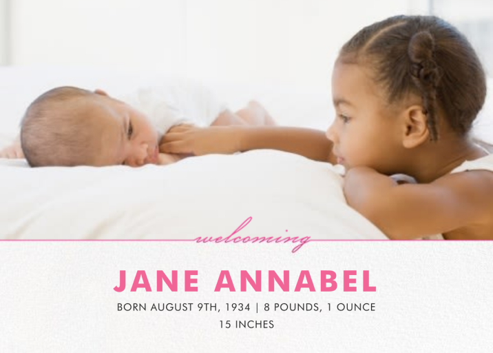 Welcome Home (Photo) by Paperless Post