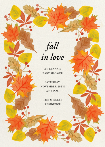 Falling For Fall by Paperless Post