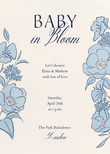 Blooming Bond - Baby Shower Invitation by Paperless Post
