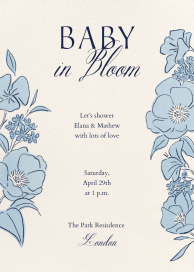 Blooming Bond - Baby Shower Invitation by Paperless Post