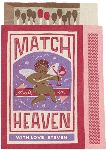 Perfect Match - Valentine's Day Card by Paperless Post