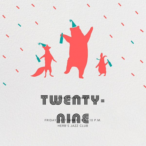 Party Animals - Birthday Invitation by Paperless Post