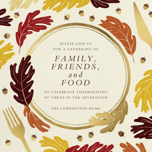 Oaky Doke - Thanksgiving Invitation by Paperless Post