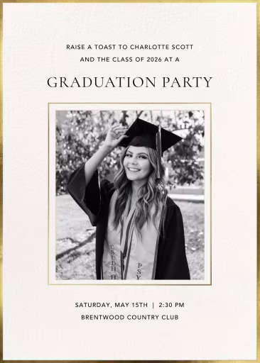 Next Chapter - Graduation Party Invitation by Sugar Paper