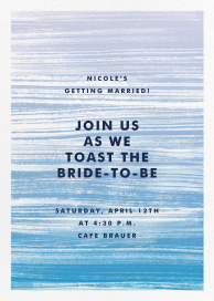 Gradient Messy Strokes - Bridal Shower Invitation by Paperless Post