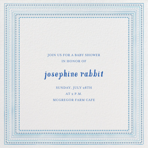 Ribbons for Baby - Birth Announcement by Mr. Boddington's Studio