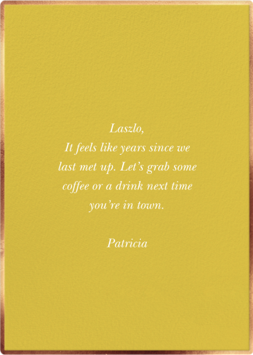 Happy to See You - Greeting Card by kate spade new york - Back