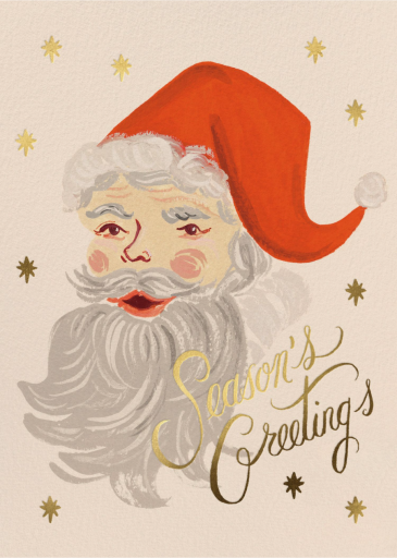 Greetings From Santa by Rifle Paper Co.