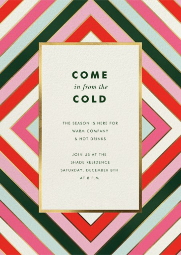 Mod Stripes - Pool Party Invitation by kate spade new york