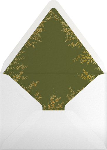 Leaves of Gold - Paperless Post Envelope