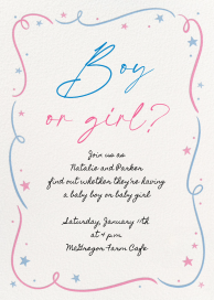 Cotton Candy - Gender Reveal Invitation by Paperless Post
