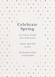 Sweet Stipple - Spring Party Invitation by kate spade new york