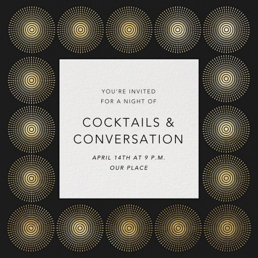 Santorini Too - Holiday Cocktail Party Invitation by Jonathan Adler