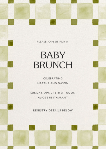 Organic Check by Paperless Post