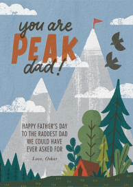 Peak Dad by Paperless Post