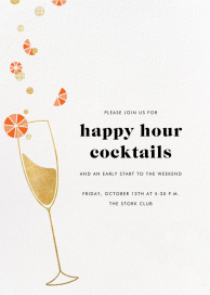Citrus Fizz - Happy Hour Invitation by Paperless Post