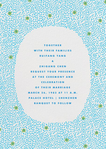 Garden Flowers Invitations - Invitation by The Indigo Bunting