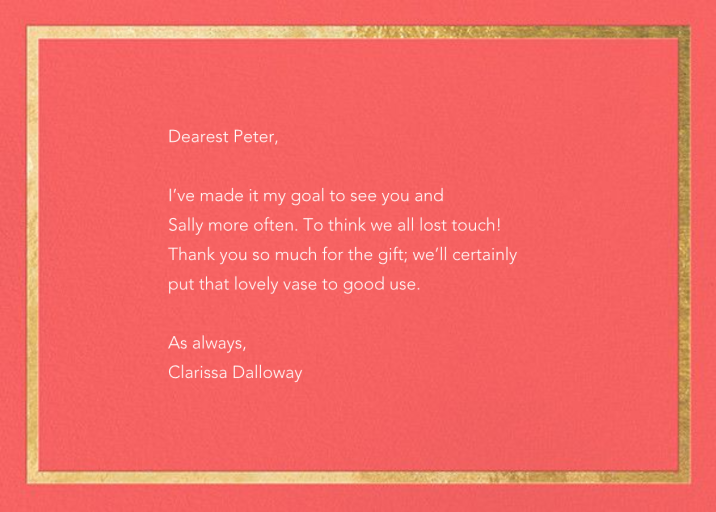 Thank You Stamp - Thank You Card by Paperless Post - Back