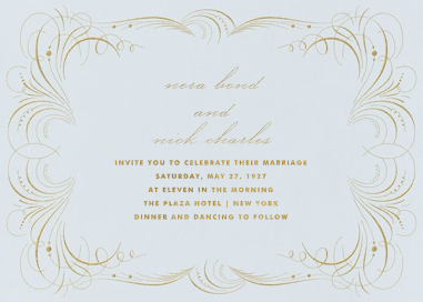 Gold Flourish by The Indigo Bunting