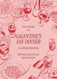 Table to Toast - Galentine's Day Invitation by Paperless Post