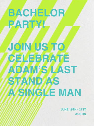 Lightning Decals - BBQ Invitation by Paperless Post