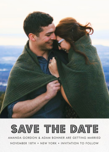 Love Marquee - Save the Date by Jonathan Adler
