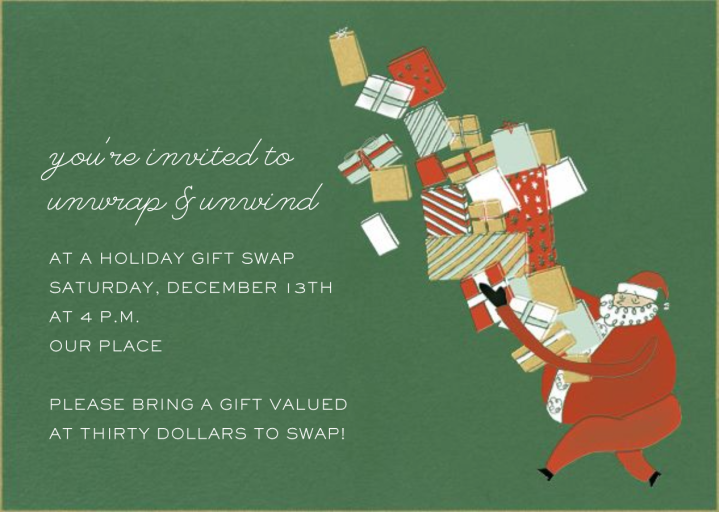 Over the Night Sky Delivery - Christmas Party Invitation by Paperless Post