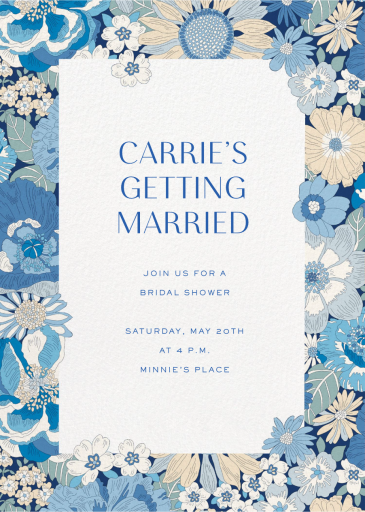 Pressed Petals - Bridal Shower Invitation by Liberty