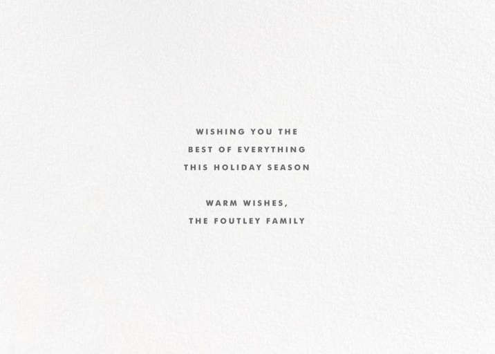 Winter Flakes by The Indigo Bunting - Back