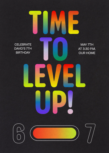 Leveling Up - Birthday Invitation by Paperless Post
